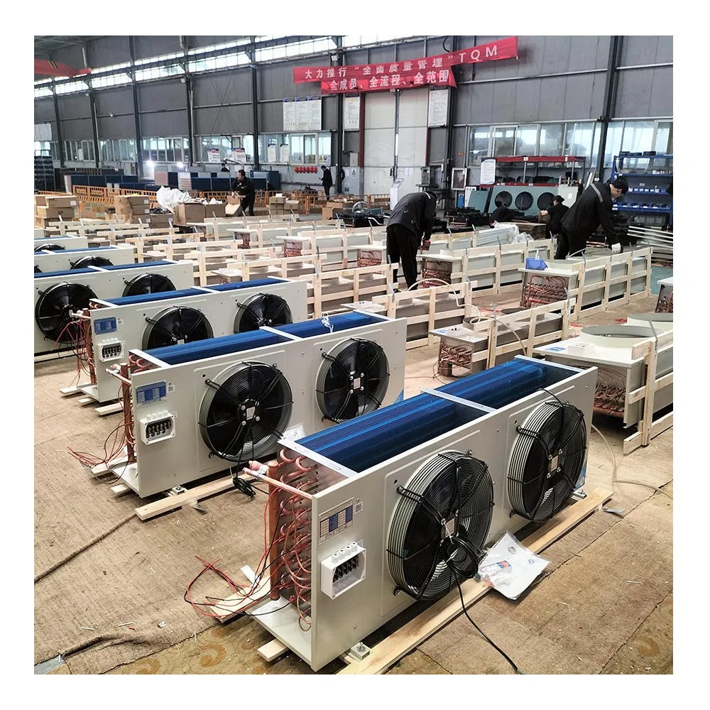 Industrial Grade 15HP Evaporative Air Cooler for Frozen Cold Room Refrigeration with AC Fans and Condensing Unit