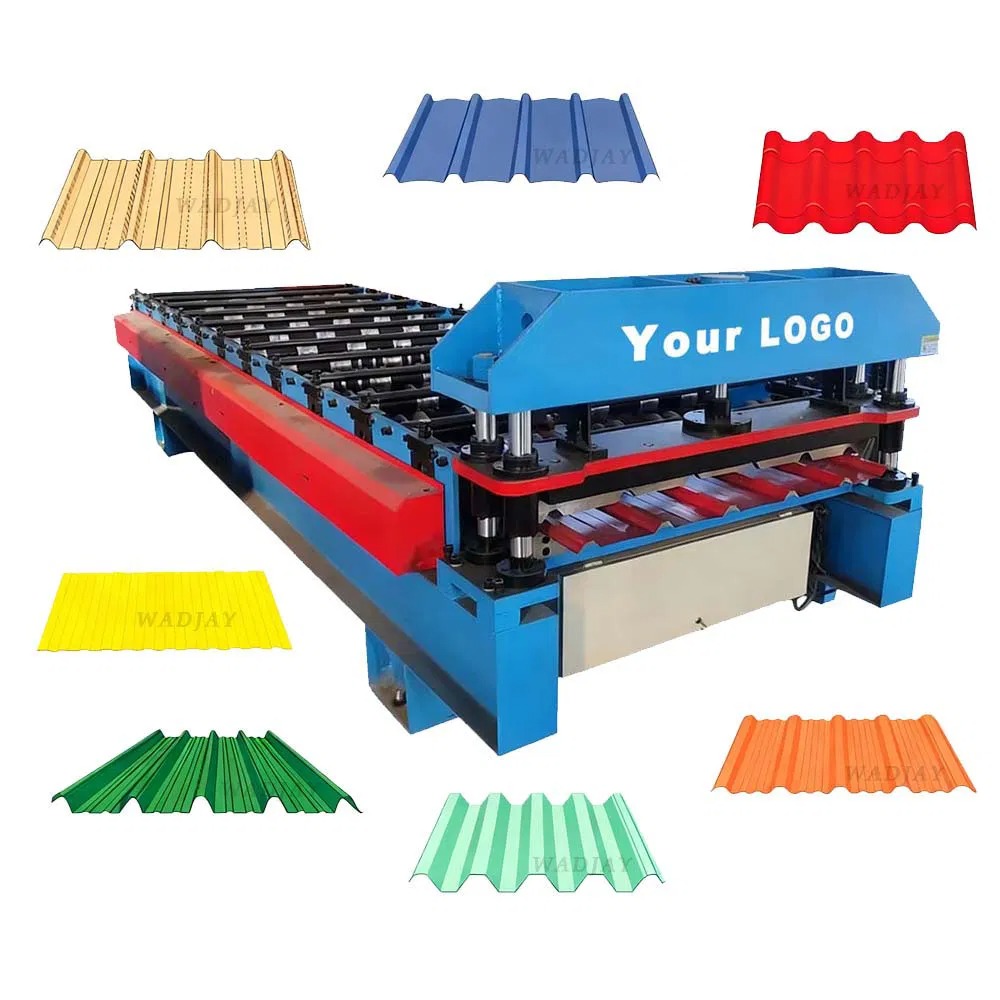 Steel Tile Trapezoidal Roof Sheet Roll Forming Making Machine