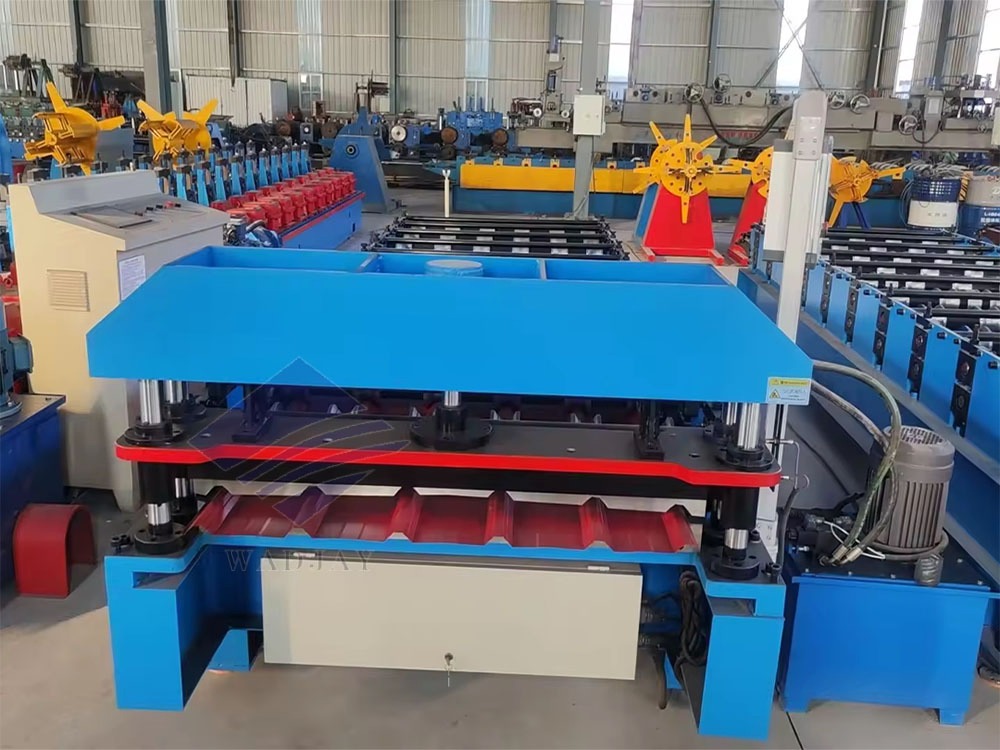 Steel Tile Trapezoidal Roof Sheet Roll Forming Making Machine