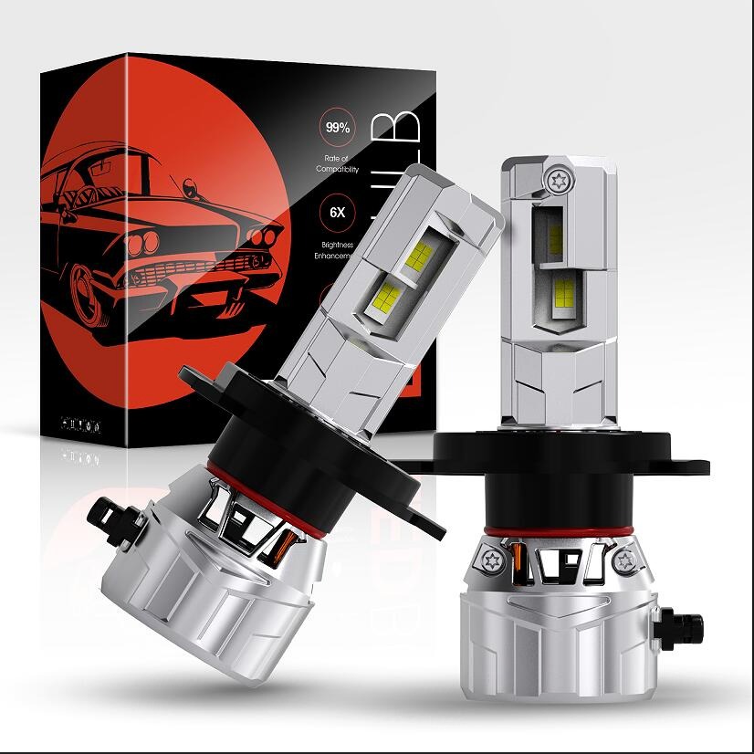 New Design 9600lm Built-in Decoding LED Headlight Lamp